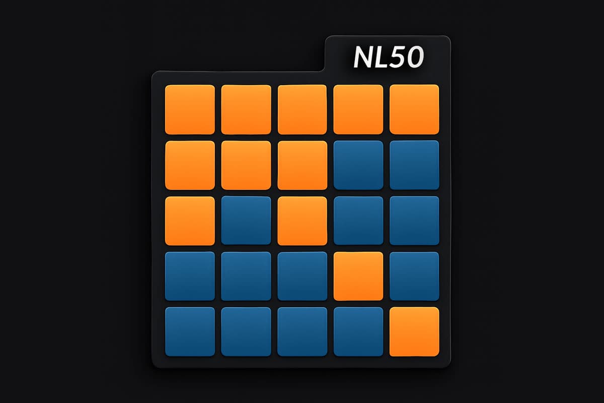 A simplified preflop range chart